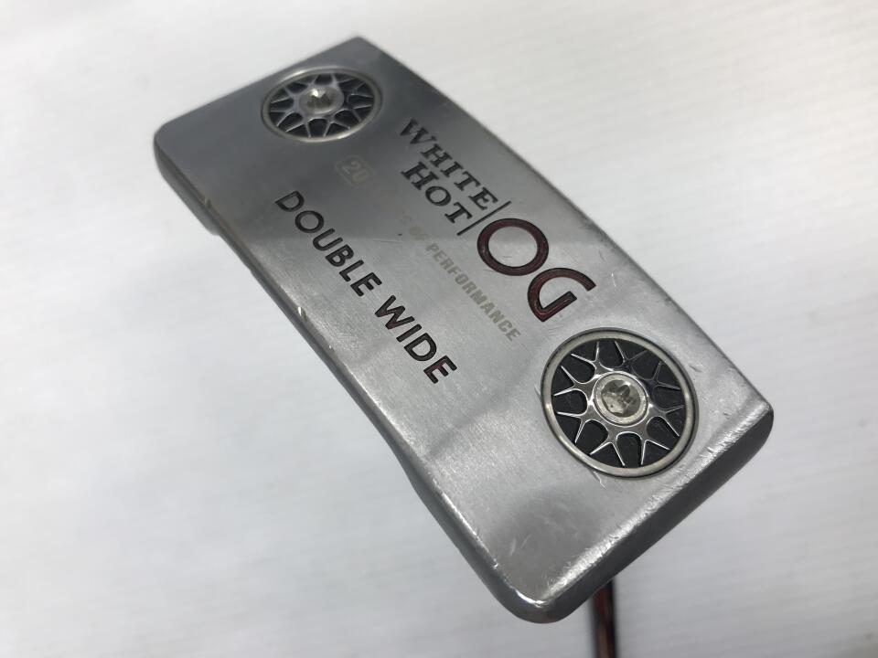 【中古】オデッセイ ホワイト ホット OG DOUBLE WIDE パター 33.0インチ オリジナルスチール Dランク 右利き用 ODYSSEY ゴルフクラブ ゴルフドゥ ゴルフ用品 GOLF DO 中古ゴルフクラブ