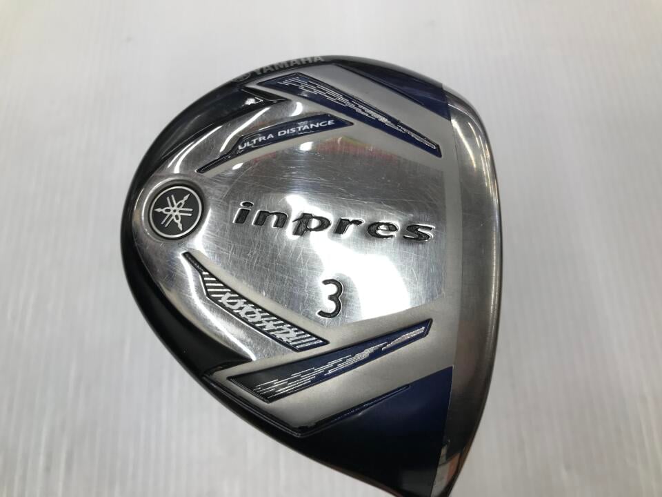 【中古】ヤマハ inpres UD+2 2019 (W3) フェアウェイウッド 3W 14.5° Sフレックス 43.5インチ ヘッドカバーあり TMX-419F Dランク 右利き用 YAMAHA ゴルフクラブ ゴルフドゥ ゴルフ用品 GOLF DO 中古ゴルフク