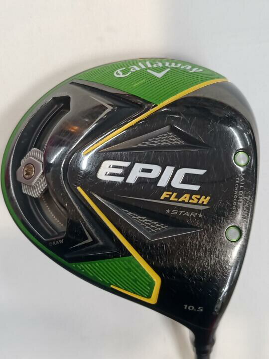 【中古】キャロウェイ EPIC FLASH STAR ドライバー 10.5° SRフレックス 45.75インチ Speeder EVOLUTION for CW Cランク 右利き用 Callaway ゴルフクラブ エピックフラッシュスター ゴルフドゥ ゴルフ用品 GOLF D