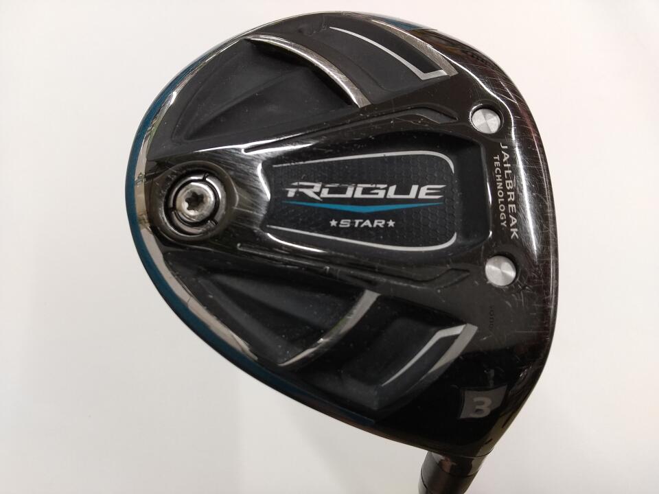 【中古】キャロウェイ ROGUE STAR フェアウェイウッド 3W 15&deg; Sフレックス 42.5インチ ﾂｱ-AD　MT-7 リシャフト品 Dランク 右利き用 Callaway ゴルフクラブ ローグスター ゴルフドゥ ゴルフ用品 GOLF DO｜ゴルフ ドゥ 中古クラブ店
