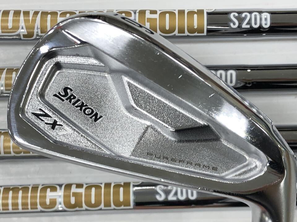 楽天市場】スリクソン ZX7 Mk II ブラッククロム アイアン 【ブルー