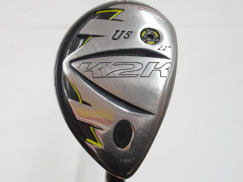 【中古】キャスコ K2K ワンレングス ユーティリティ 22° Rフレックス 39.5インチ ヘッドカバーあり ATTAS MB-HY Cランク 右利き用 Kasco ゴルフクラブ ゴルフドゥ ゴルフ用品 GOLF DO 中古ゴルフクラ
