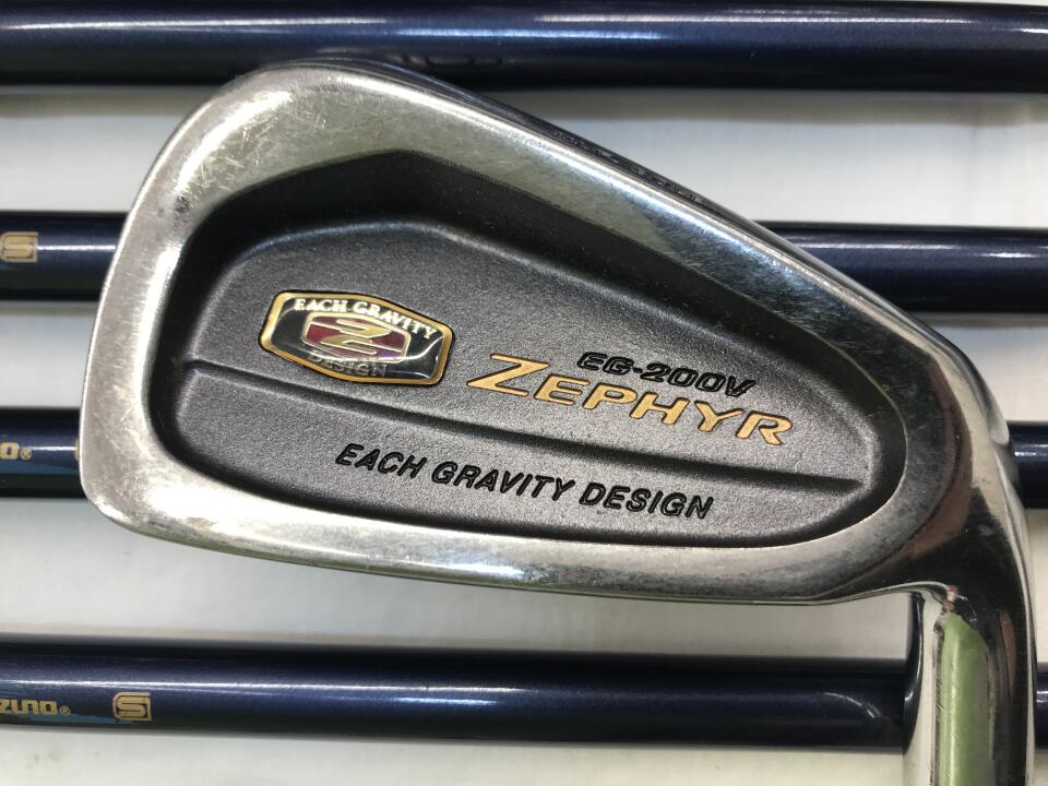 【中古】ミズノ ゼファーEG-200V アイアンセット Rフレックス 37.25インチ TF-2630 Dランク 右利き用 MIZUNO ゴルフクラブ ゴルフドゥ ゴルフ用品 GOLF DO 中古ゴルフクラブ