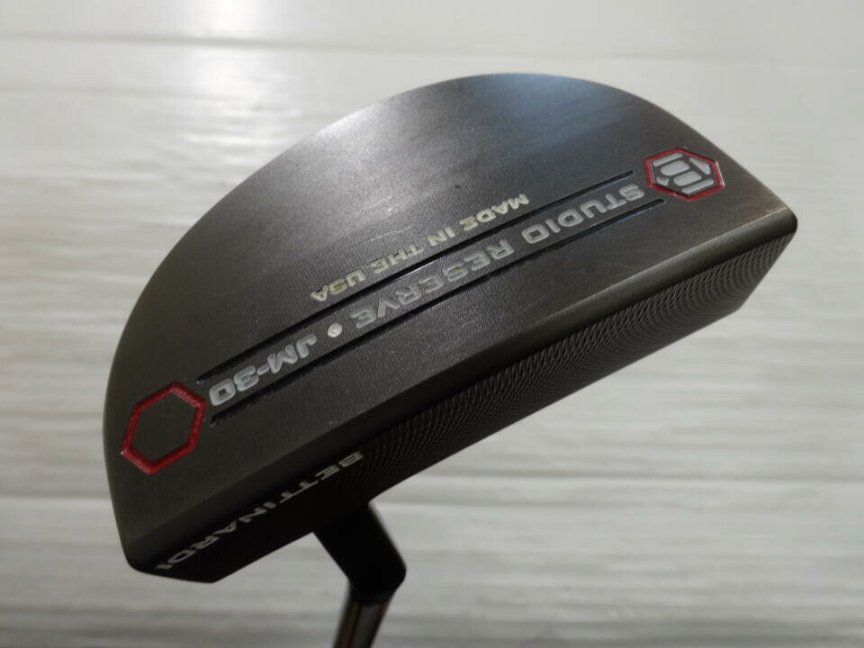 【中古】【訳あり】ベティナルディ JM30 303SS LIMITED RUN BLACK パター 34.0インチ ヘッドカバーあり オリジナルスチール Cランク 右利き用 BETTINARDI ゴルフクラブ ゴルフドゥ ゴルフ用品 GOLF DO 中古