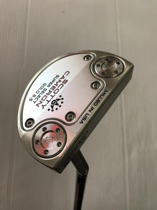 【中古】タイトリスト SC SUPER SELECT GOLO 6.5 パター 34.0インチ ヘッドカバーあり オリジナルスチール Bランク 右利き用 Titleist ゴルフクラブ スコッティキャメロン スーパーセレクト ゴーロー