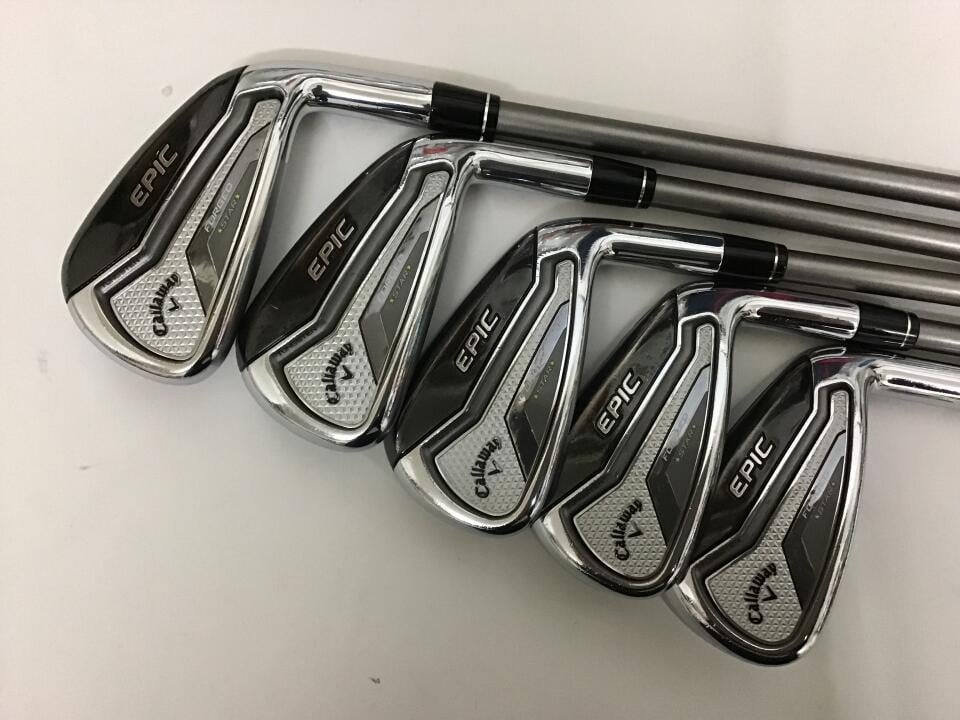 【中古】キャロウェイ EPIC FORGED STAR アイアンセット 24° Rフレックス 38.75インチ Speeder EVOLUTION for CW Cランク 右利き用 Callaway ゴルフクラブ エピックフォージドスター ゴルフドゥ ゴルフ用品 GO