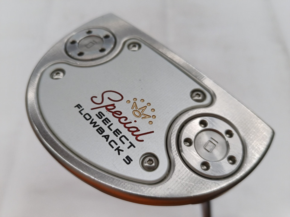【中古】タイトリスト SC Special SELECT FLOWBACK 5 パター 35.0インチ オリジナルスチール Cランク 右利き用 Titleist ゴルフクラブ スコッティキャメロン スペシャルセレクト フローバック5 ゴルフド
