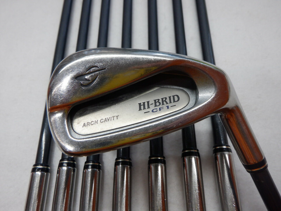 【中古】ダンロップ ハイブリッド CF1 アイアンセット Rフレックス 38.0インチ HB200 Dランク 右利き用 DUNLOP ゴルフクラブ ゴルフドゥ ゴルフ用品 GOLF DO 中古ゴルフクラブ