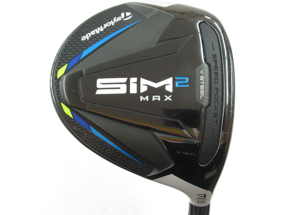 【中古】テーラーメイド SIM2 MAX US フェアウェイウッド 3W 15° Rフレックス 43.25インチ ヘッドカバーあり Fujikura VENTUS Blue FW5 Cランク 右利き用 Taylormade ゴルフクラブ シム2マックス ゴルフドゥ