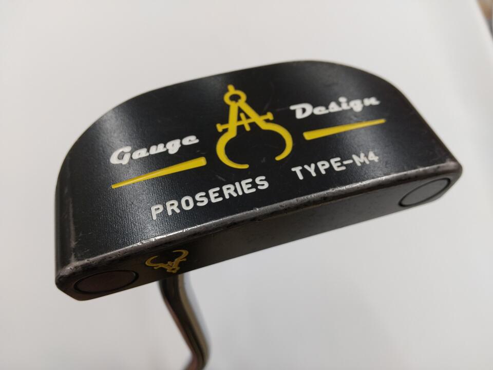 【中古】ゲージデザイン プロシリーズ TYPE M4 パター 33.0インチ ヘッドカバーあり オリジナルスチール Dランク 右利き用 GAUGE DESIGN ゴルフクラブ ゴルフドゥ ゴルフ用品 GOLF DO 中古ゴルフクラ