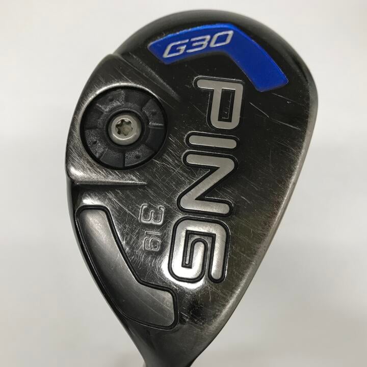 【中古】ピン G30 ユーティリティ 19° Rフレックス 40.25インチ SteelFiber i95 リシャフト品 Dランク 右利き用 PING ゴルフクラブ ゴルフドゥ ゴルフ用品 GOLF DO 中古ゴルフクラブ