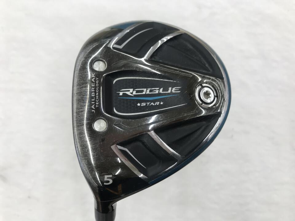 【中古】キャロウェイ ROGUE STAR フェアウェイウッド 5W 18° SRフレックス 42.75インチ SpeederEVOLUTION for CW リシャフト品 Dランク 左利き用 Callaway ゴルフクラブ ローグスター ゴルフドゥ ゴルフ用|ゴルフ ドゥ 中古クラブ店
