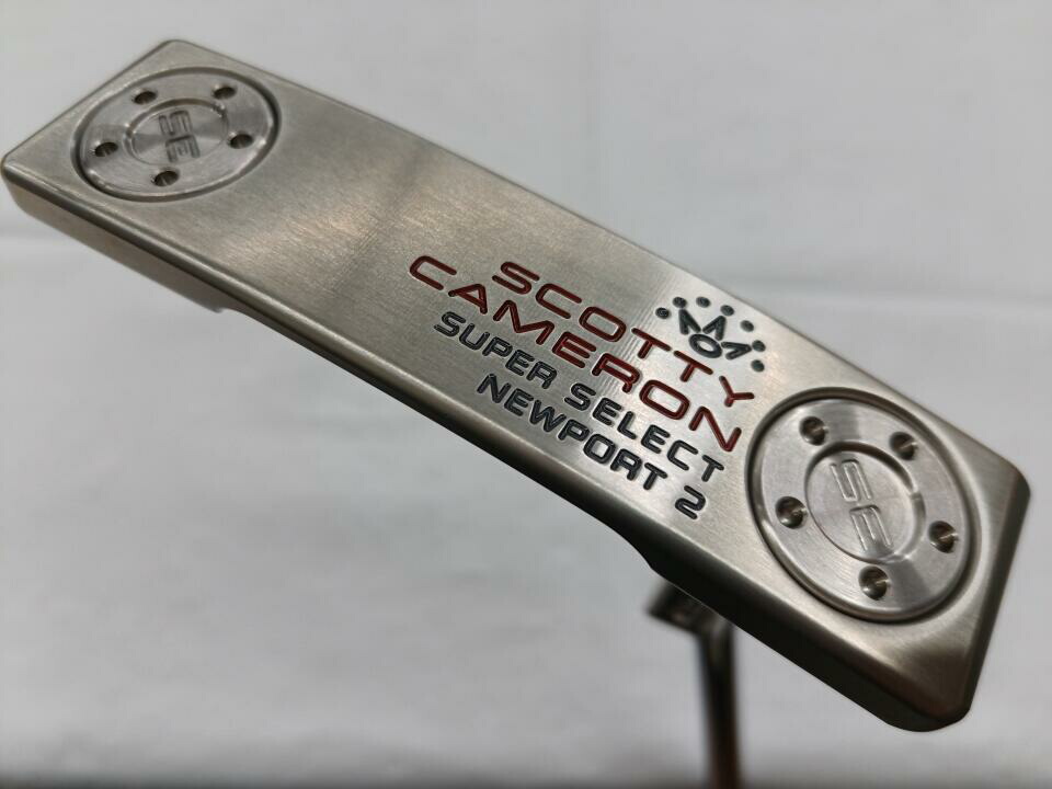 【中古】タイトリスト SC SUPER SELECT NEWPORT 2 パター 34.0インチ ヘッドカバーあり オリジナルスチール Cランク 右利き用 Titleist ゴルフクラブ スコッティキャメロン スーパーセレクト ニューポ|ゴルフ ドゥ 中古クラブ店