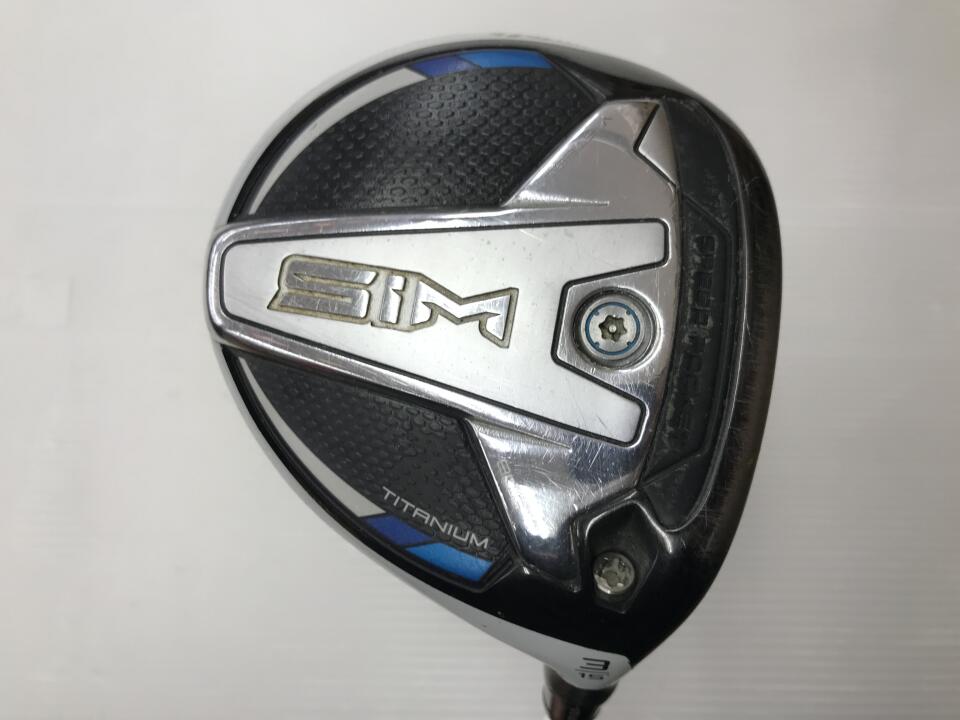 【中古】テーラーメイド SIM フェアウェイウッド 3W 15° Xフレックス 43.25インチ ATMOS Tour Spec 6 リシャフト品 Dランク 右利き用 Taylormade ゴルフクラブ シム ゴルフドゥ ゴルフ用品 GOLF DO 中古ゴ