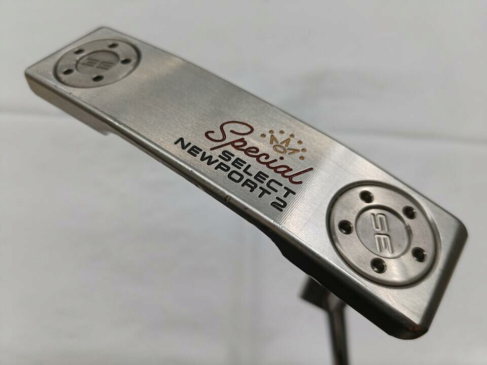 【中古】タイトリスト SC Special SELECT NEWPORT 2 パター 34.0インチ オリジナルスチール Cランク 右利き用 Titleist ゴルフクラブ スコッティキャメロン スペシャルセレクト ニューポート2 ゴルフド｜ゴルフ ドゥ 中古クラブ店