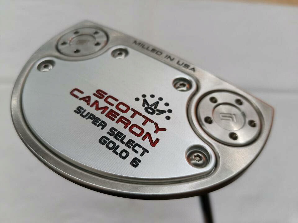 【中古】タイトリスト SC SUPER SELECT GOLO 6 パター 34.0インチ オリジナルスチール Cランク 右利き用 Titleist ゴルフクラブ スコッティキャメロン スーパーセレクト ゴーロー ゴルフドゥ ゴルフ用