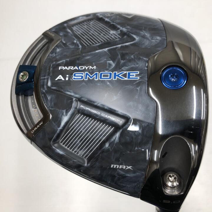 【中古】キャロウェイ PARADYM Ai SMOKE MAX ドライバー 9° Sフレックス 45.5インチ ヘッドカバーあり TENSEI 1K BLACK 65 リシャフト品 Bランク 右利き用 Callaway ゴルフクラブ パラダイムAiスモークマッ|ゴルフ ドゥ 中古クラブ店