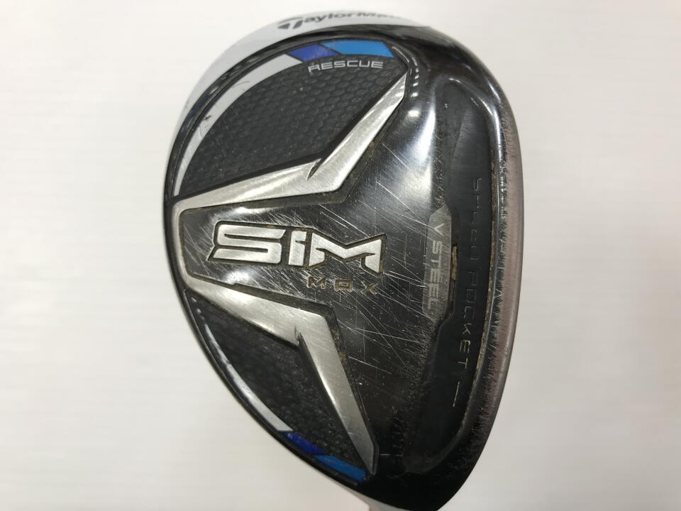 【中古】【レディースモデル】テーラーメイド SIM MAX レディス ユーティリティ 22° Lフレックス 38.25インチ ヘッドカバーあり TENSEI BLUE TM40 Dランク 右利き用 Taylormade ゴルフクラブ シムマック