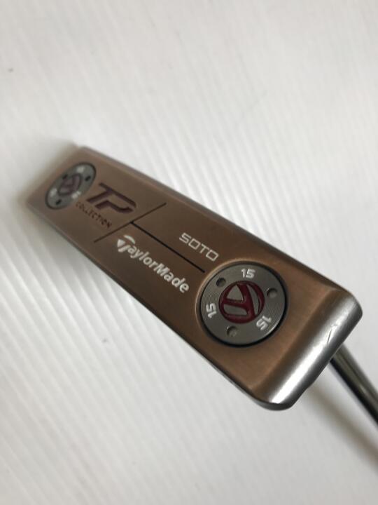 【中古】テーラーメイド TP COLLECTION PATINA SOTO パター 34.0インチ ヘッドカバーあり オリジナルスチール Cランク 右利き用 Taylormade ゴルフクラブ ゴルフドゥ ゴルフ用品 GOLF DO 中古ゴルフクラブ