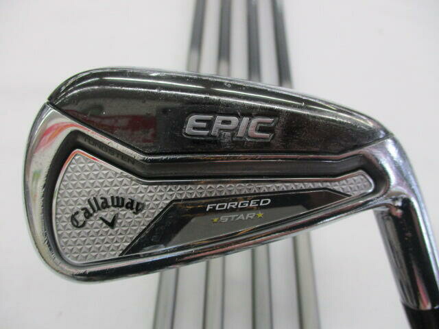 【中古】キャロウェイ EPIC FORGED STAR アイアンセット Rフレックス 38.5インチ Speeder EVOLUTION for CW Cランク 右利き用 Callaway ゴルフクラブ エピックフォージドスター ゴルフドゥ ゴルフ用品 GOLF DO