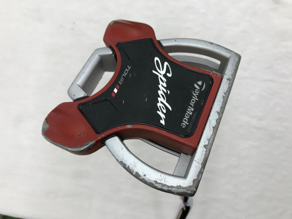【中古】テーラーメイド Spider TOUR Platinum パター 33.0インチ オリジナルスチール Dランク 右利き用 Taylormade ゴルフクラブ ゴルフドゥ ゴルフ用品 GOLF DO 中古ゴルフクラブ