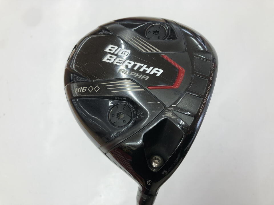 【中古】キャロウェイ BIG BERTHA ALPHA 816◆◆ ドライバー 9.0° Sフレックス 45.0インチ BIG BERTHA Dランク 右利き用 Callaway ゴルフクラブ ビッグバーサアルファ816 ゴルフドゥ ゴルフ用品 GOLF DO 中古