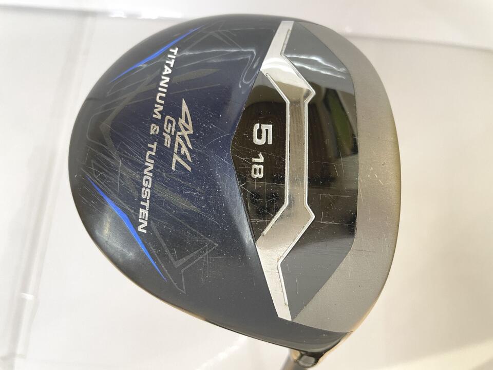 【中古】ツルヤ AXEL GF フェアウェイウッド 5W 18° Rフレックス 42.5インチ VANQUISH for AXEL Cランク 右利き用 TSURUYA ゴルフクラブ ゴルフドゥ ゴルフ用品 GOLF DO 中古ゴルフクラブ|ゴルフ ドゥ 中古クラブ店