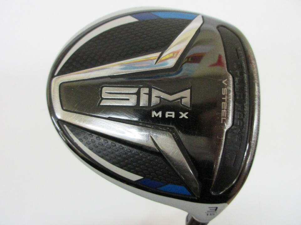 【中古】テーラーメイド SIM MAX フェアウェイウッド 3W 15° Sフレックス 42.75インチ ﾂｱ-AD　TP-6 リシャフト品 Cランク 右利き用 Taylormade ゴルフクラブ シムマックス ゴルフドゥ ゴルフ用品 GOLF