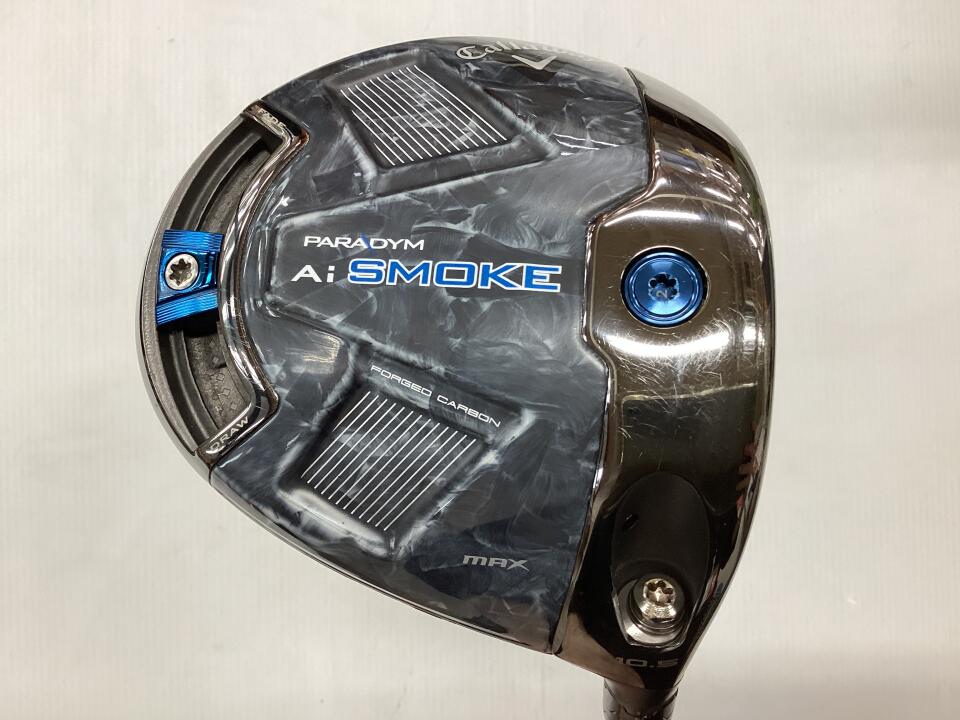【中古】キャロウェイ PARADYM Ai SMOKE MAX ドライバー 10.5&deg; Sフレックス 44.25インチ ヘッドカバーあり TENSEI CK PROOrange 60 リシャフト品 Dランク 右利き用 Callaway ゴルフクラブ パラダイムAiスモーク｜ゴルフ ドゥ 中古クラブ店