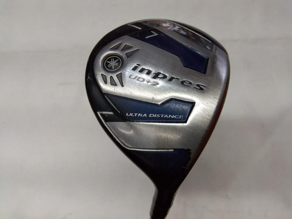 【中古】ヤマハ inpres UD+2 フェアウェイウッド 7W 19° Rフレックス 42.25インチ TMX-417F リシャフト品 Dランク 右利き用 YAMAHA ゴルフクラブ ゴルフドゥ ゴルフ用品 GOLF DO 中古ゴルフクラブ