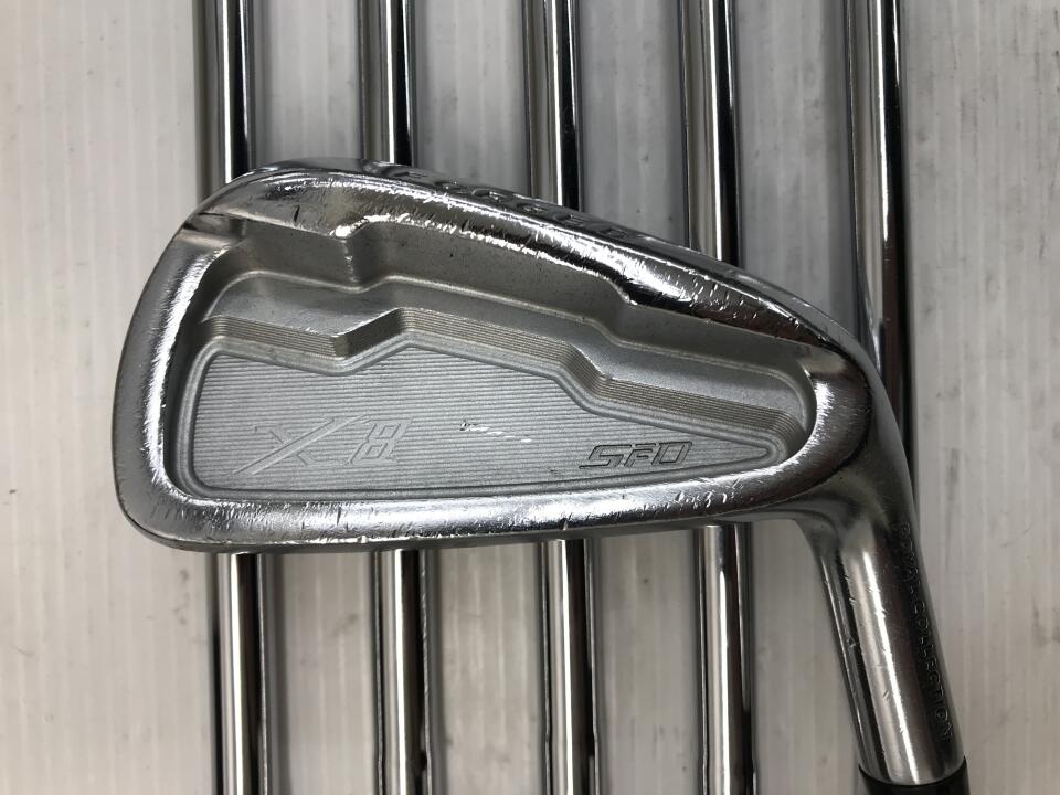 【中古】ロイヤルコレクション SFD X8 FORGED アイアンセット 25° S200フレックス 37.5インチ AMT BLACK リシャフト品 Dランク 右利き用 Royal Collection ゴルフクラブ ゴルフドゥ ゴルフ用品 GOLF DO 中古