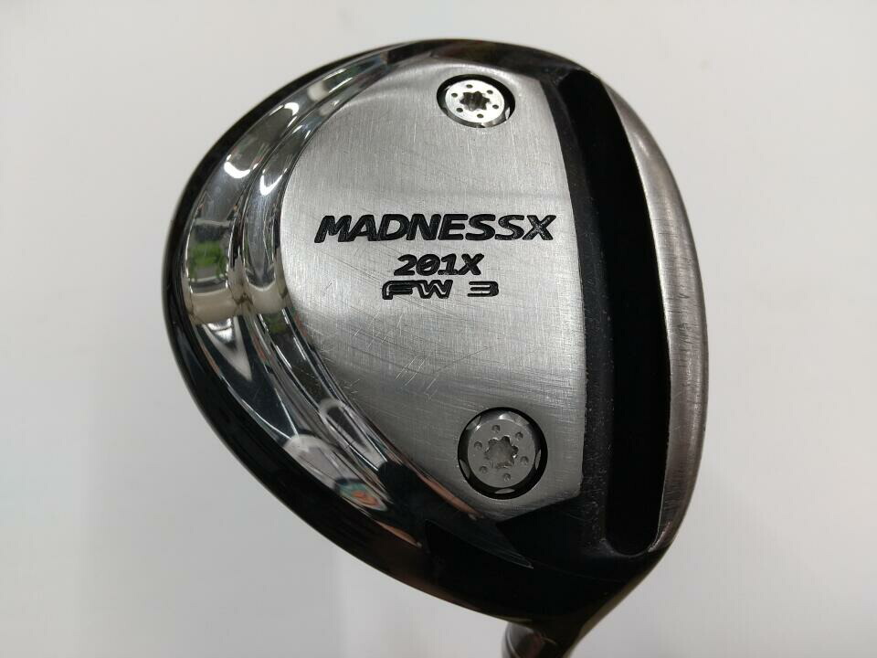 【中古】MADNESS X MADNESS X 201X FW フェアウェイウッド 3W 15&deg; Sフレックス 42.25インチ プロジェクトＸ pxv リシャフト品 Dランク 右利き用 ゴルフクラブ ゴルフドゥ ゴルフ用品 GOLF DO 中古ゴルフク｜ゴルフ ドゥ 中古クラブ店