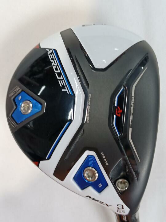 【中古】コブラ AEROJET MAX フェアウェイウッド 3W 15.5&deg; Rフレックス 43.25インチ ヘッドカバーあり SPEEDER NX for Cobra(AEROJET) Bランク 右利き用 COBRA ゴルフクラブ エアロジェットマックス ゴルフド｜ゴルフ ドゥ 中古クラブ店