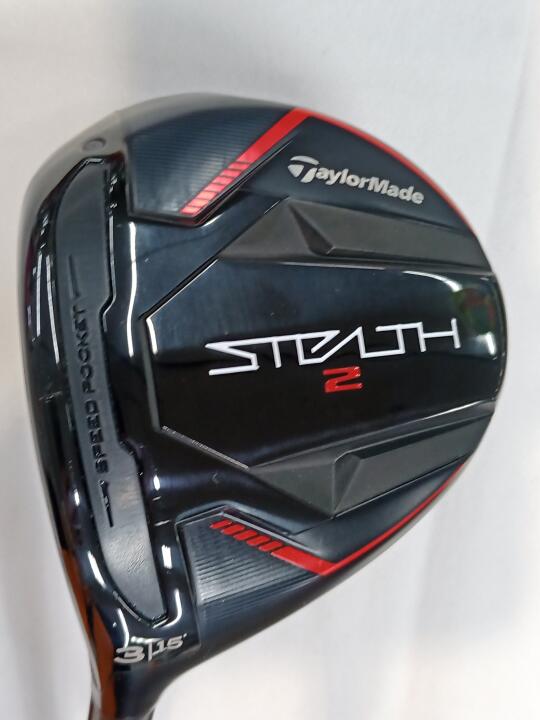 【中古】テーラーメイド STEALTH2 フェアウェイウッド 3W 15° SRフレックス 43.25インチ ヘッドカバーあり TENSEI RED TM50 Cランク 左利き用 Taylormade ゴルフクラブ ステルス2 ゴルフドゥ ゴルフ用品 GO