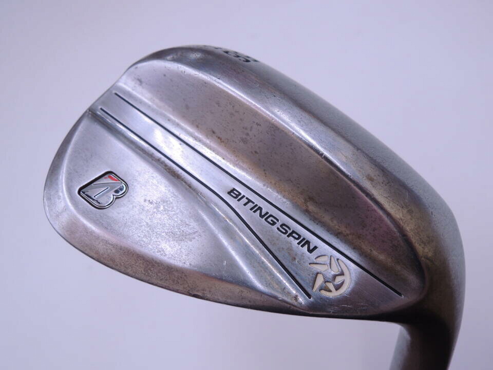 【中古】ブリヂストン BITING SPIN ノーメッキ ウェッジ 56° S200フレックス 35.25インチ ダイナミックゴールド Cランク 右利き用 BRIDGESTONE ゴルフクラブ ゴルフドゥ ゴルフ用品 GOLF DO 中古ゴルフ
