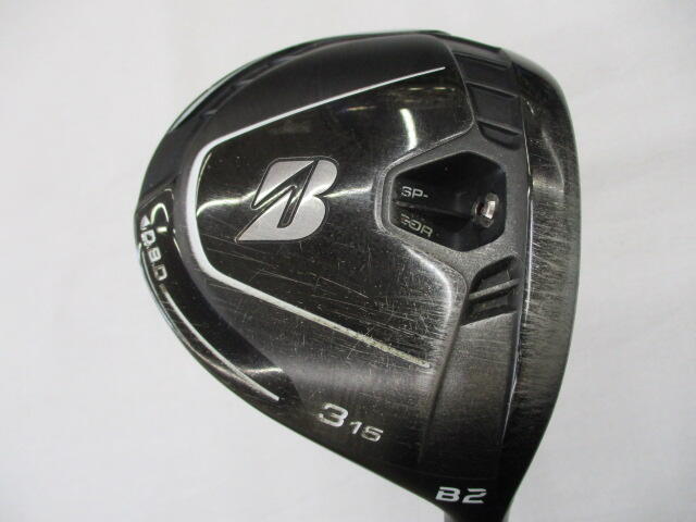 【中古】ブリヂストン B2 フェアウェイウッド 3W 15° Sフレックス 43.25インチ ヘッドカバーあり ツアーAD UB-5 リシャフト品 Cランク 右利き用 BRIDGESTONE ゴルフクラブ ゴルフドゥ ゴルフ用品 GOLF