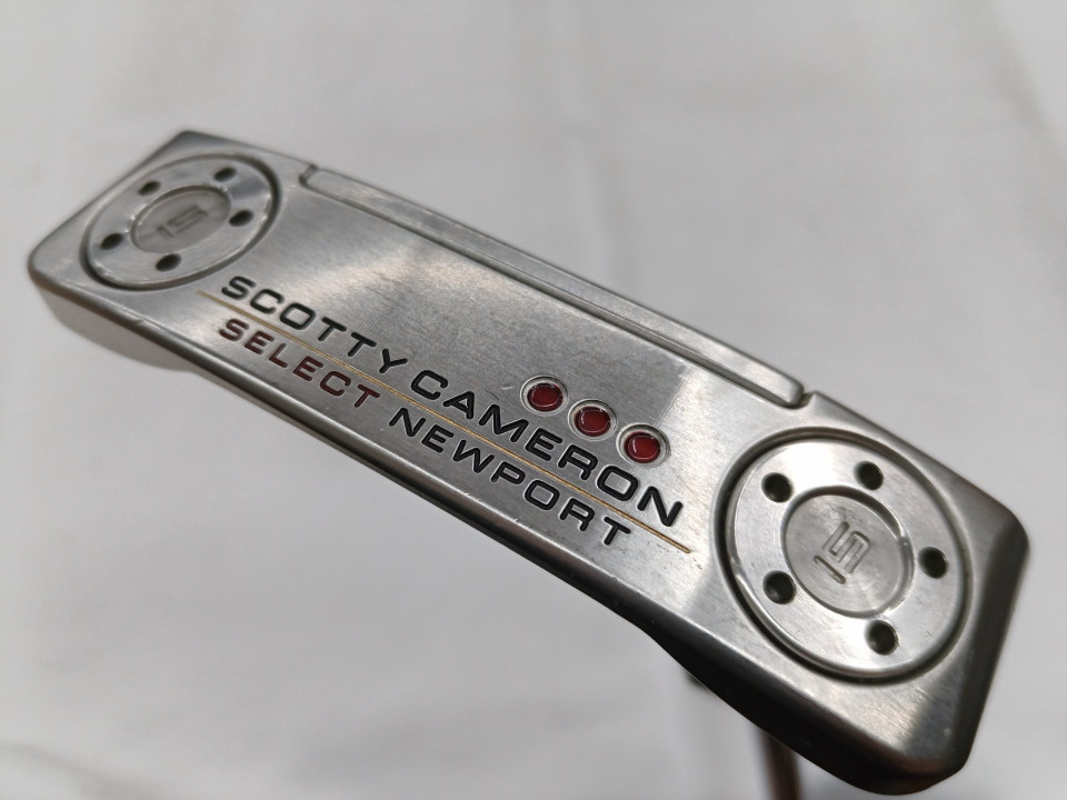 【中古】タイトリスト SC SELECT NEWPORT 2018 パター 34.0インチ オリジナルスチール Cランク 右利き用 Titleist ゴルフクラブ スコッティキャメロン セレクト ニューポート ゴルフドゥ ゴルフ用品 GO