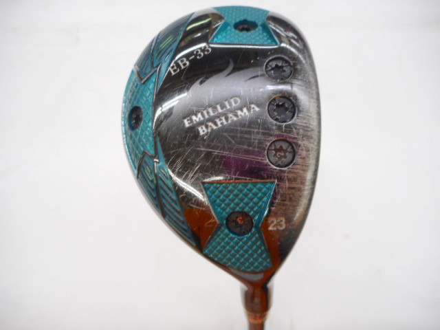 【中古】エミリッドバハマ EB-33 ユーティリティ 23° 40.0インチ ヘッドカバーあり Vajule リシャフト品 Cランク 右利き用 EMILLID BAHAMA ゴルフクラブ ゴルフドゥ ゴルフ用品 GOLF DO 中古ゴルフクラ 14,957円