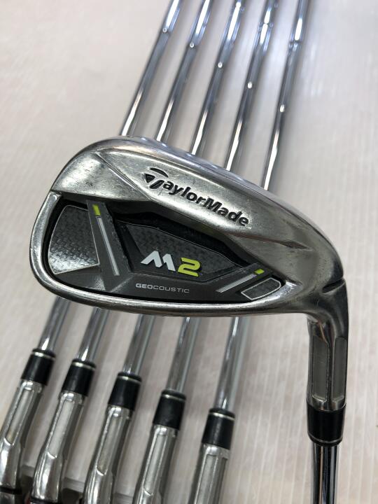 【中古】テーラーメイド M2 2017 アイアンセット Sフレックス 38.25インチ REAX90 JP Dランク 右利き用 Taylormade ゴルフクラブ ゴルフドゥ ゴルフ用品 GOLF DO 中古ゴルフクラブ