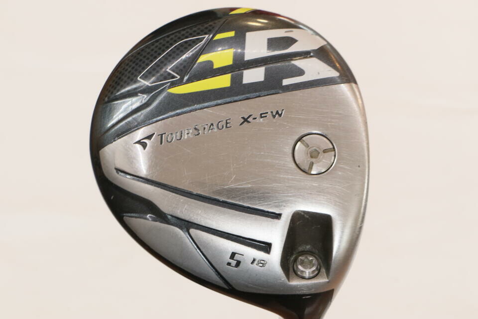 【中古】ブリヂストン ツアーステージ X-FW GR (2014) フェアウェイウッド 5W 18° SRフレックス 42.5インチ ツアーAD B14-03w Cランク 右利き用 BRIDGESTONE ゴルフクラブ ゴルフドゥ ゴルフ用品 GOLF DO 中