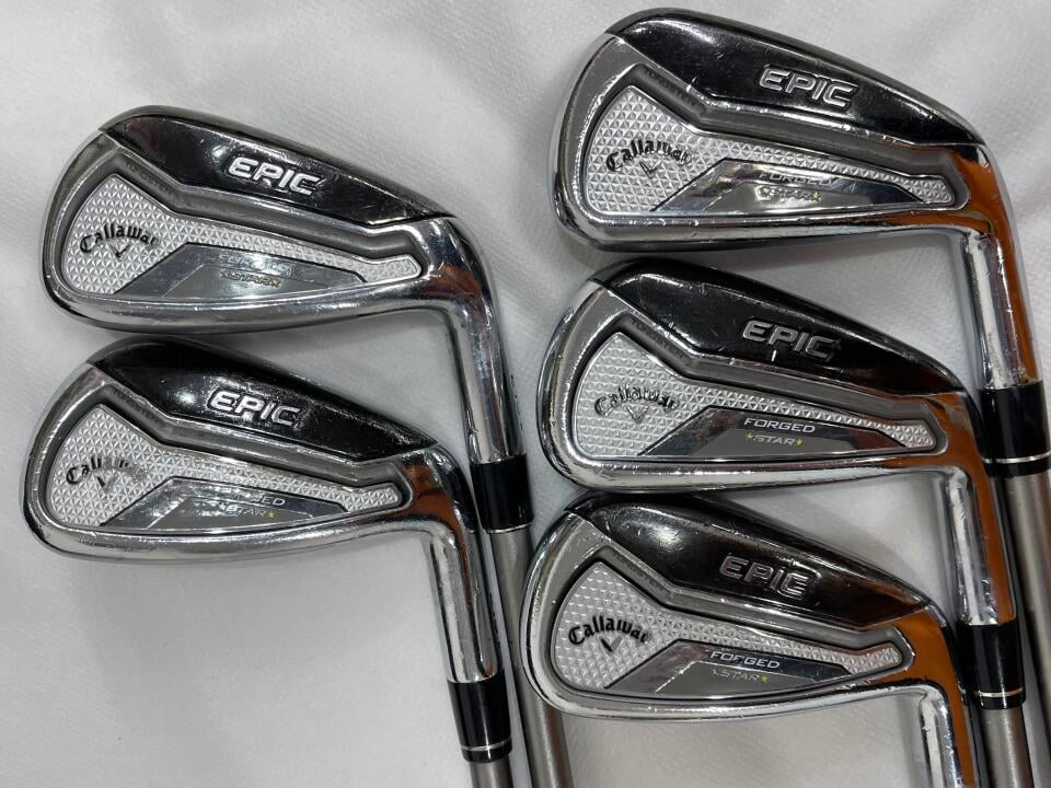 【中古】キャロウェイ EPIC FORGED STAR アイアンセット 24° Rフレックス 38.5インチ Speeder EVOLUTION for CW Cランク 右利き用 Callaway ゴルフクラブ エピックフォージドスター ゴルフドゥ ゴルフ用品 GOL