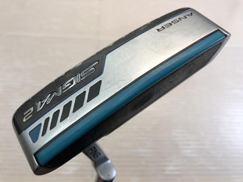 【中古】ピン SIGMA 2 ANSER Platinum パター 33.5インチ オリジナルスチール(PP58ｸﾞﾘｯﾌﾟ) Cランク 右利き用 PING ゴルフクラブ ゴルフドゥ ゴルフ用品 GOLF DO 中古ゴルフクラブ｜ゴルフ ドゥ 中古クラブ店