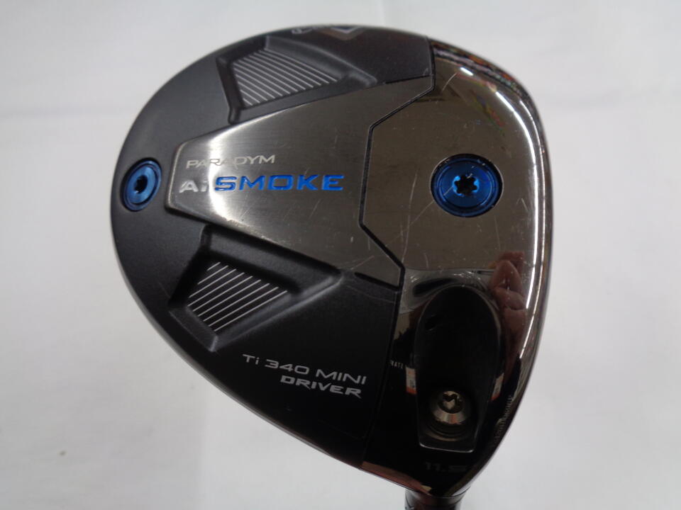 【中古】キャロウェイ PARADYM Ai SMOKE 340 MINI ドライバー 11.5&deg; Sフレックス 43.5インチ ヘッドカバーあり TENSEI 60 for Callaway(Ai SMOKE) Cランク 右利き用 Callaway ゴルフクラブ パラダイムAiスモーク340｜ゴルフ ドゥ 中古クラブ店