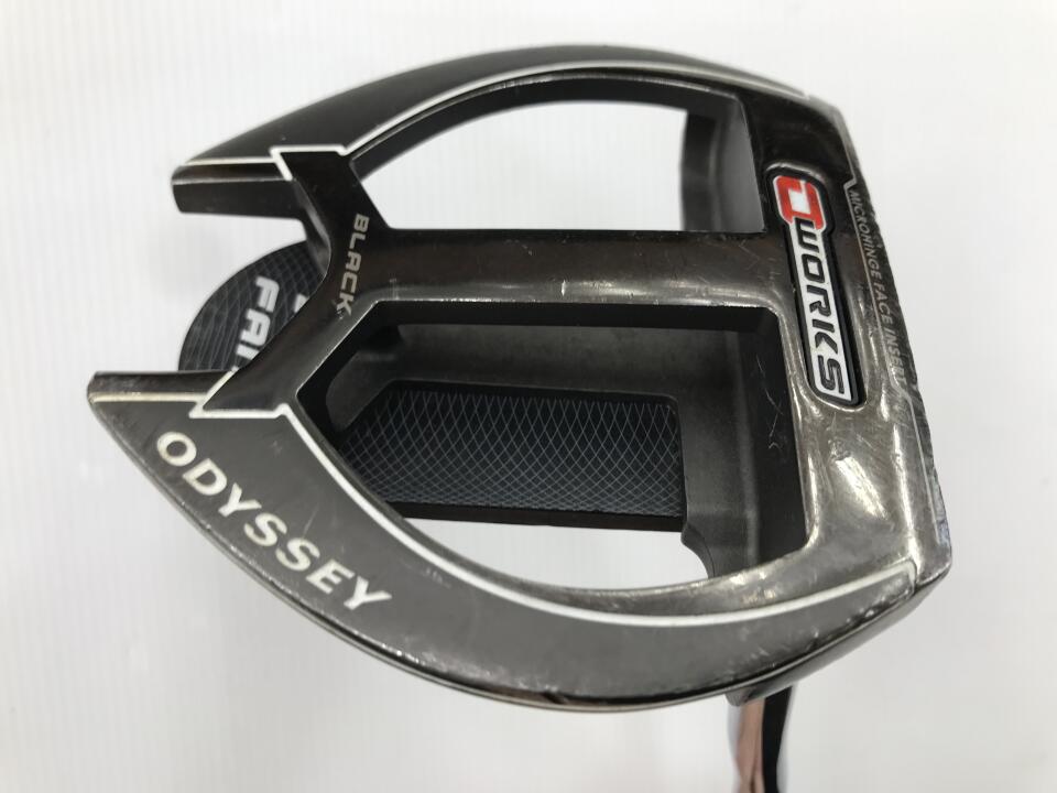 【中古】【レディースモデル】オデッセイ O-WORKS BLACK 2-BALL FANG パター 34.0インチ オリジナルスチール Cランク 右利き用 ODYSSEY ゴルフクラブ ゴルフドゥ ゴルフ用品 GOLF DO 中古ゴルフクラブ