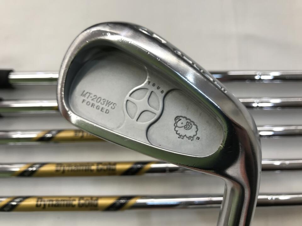 【中古】フソウドリーム BUCHI MT-203WS アイアンセット S200フレックス 38.0インチ ﾀﾞｲﾅﾐｯｸｺﾞｰﾙﾄﾞ ﾂｱｰｲｼｭｰ リシャフト品 Cランク 右利き用 Fuso Dream ゴルフクラブ ゴルフドゥ