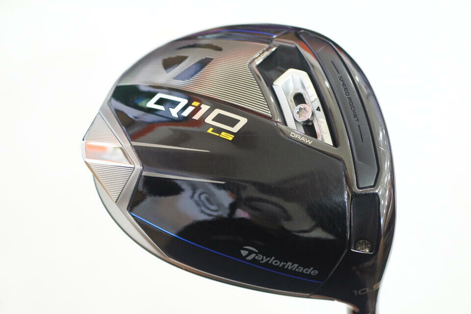 【中古】テーラーメイド Qi10 LS ドライバー 10.5° Sフレックス 45.75インチ ヘッドカバーあり ディアマナ D-Limited50 リシャフト品 Cランク 右利き用 Taylormade ゴルフクラブ ゴルフドゥ ゴルフ用品
