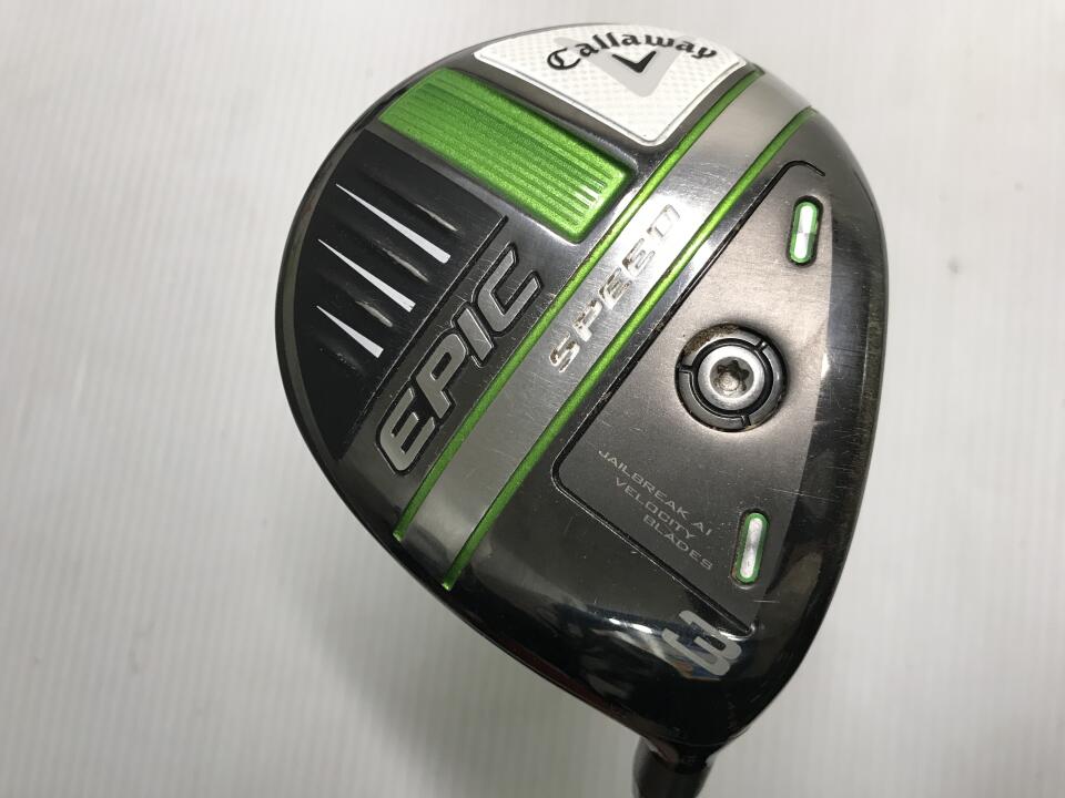 【中古】キャロウェイ EPIC SPEED フェアウェイウッド 3W 15° Sフレックス 43.0インチ Speeder569EvolutionV リシャフト品 Cランク 右利き用 Callaway ゴルフクラブ エピックスピード ゴルフドゥ ゴルフ用