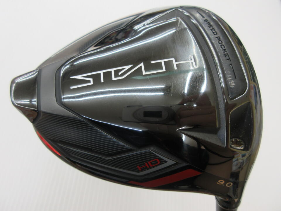 【中古】テーラーメイド STEALTH HD ドライバー 9° Sフレックス 45.0インチ ヘッドカバーあり ﾂｱｰAD　CQ-6 リシャフト品 Cランク 右利き用 Taylormade ゴルフクラブ ステルスHD ゴルフドゥ ゴルフ