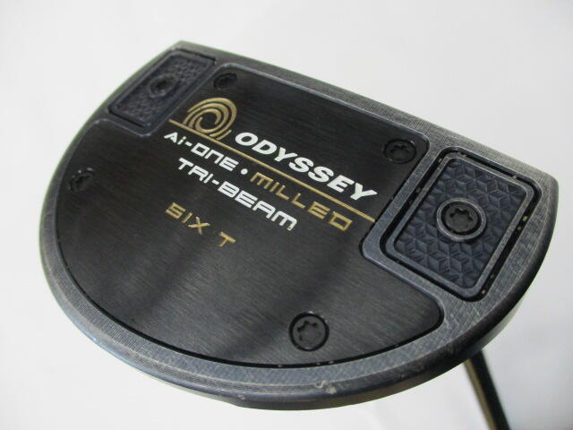 【中古】オデッセイ Ai-ONE MILLED TRI-BEAM SIX T パター 34.0インチ ヘッドカバーあり オリジナルスチール Cランク 右利き用 ODYSSEY ゴルフクラブ ゴルフドゥ ゴルフ用品 GOLF DO 中古ゴルフクラブ 25,901円