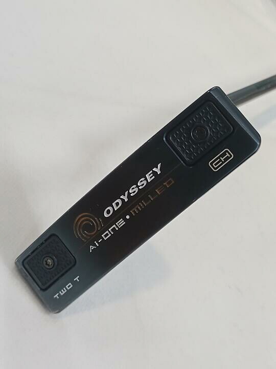 【中古】オデッセイ Ai-ONE MILLED TWO T パター 34.0インチ ヘッドカバーあり MCPUTTER リシャフト品 Cランク 右利き用 ODYSSEY ゴルフクラブ ゴルフドゥ ゴルフ用品 GOLF DO 中古ゴルフクラブ
